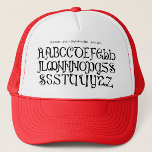 Casquette alphabet