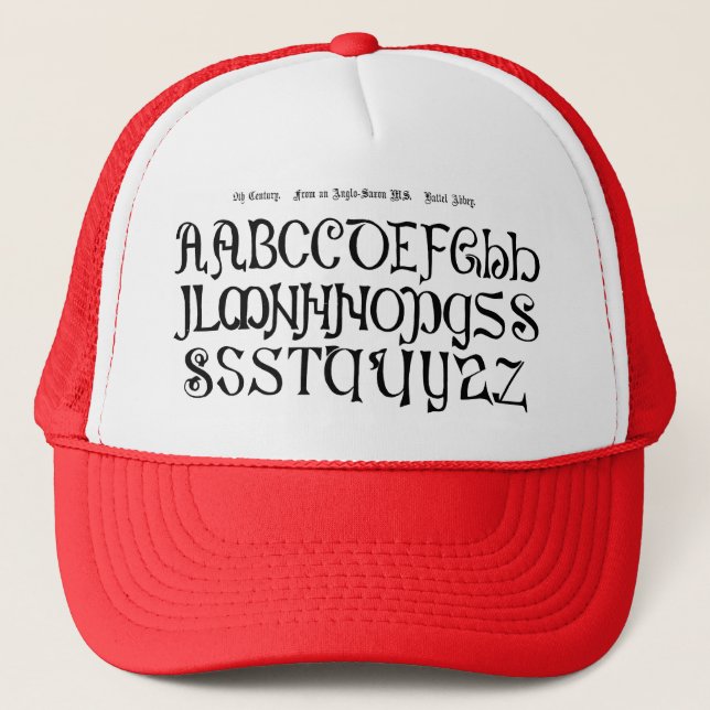 Casquette alphabet (Devant)
