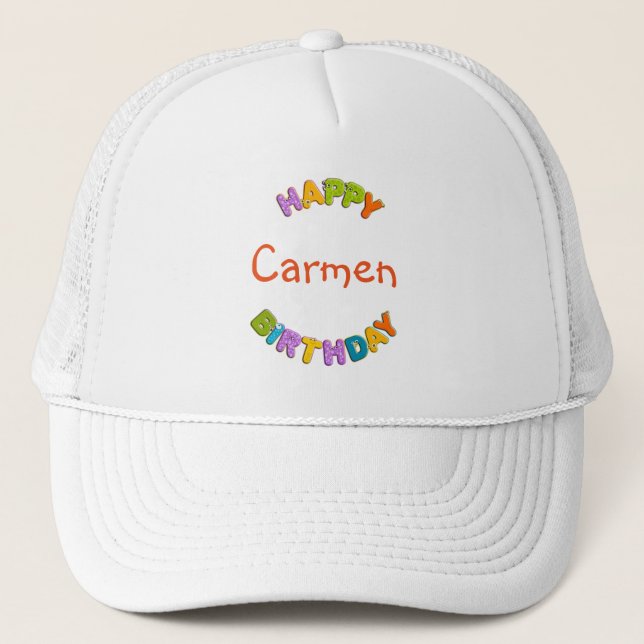 Casquette alphabet animal - anniversaire (Devant)