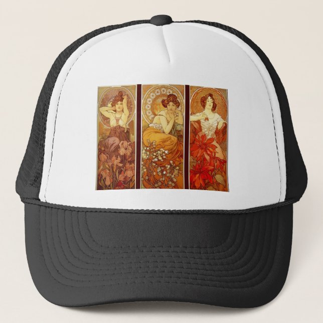 Casquette Alphonse Mucha (Devant)