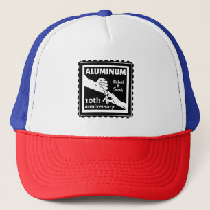 Casquette ALUMINUM cadeau traditionnel 10e anniversaire mari
