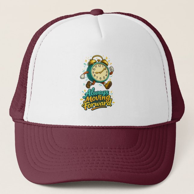 Casquette Always Moving Forward Inspirational Time Design (Devant)