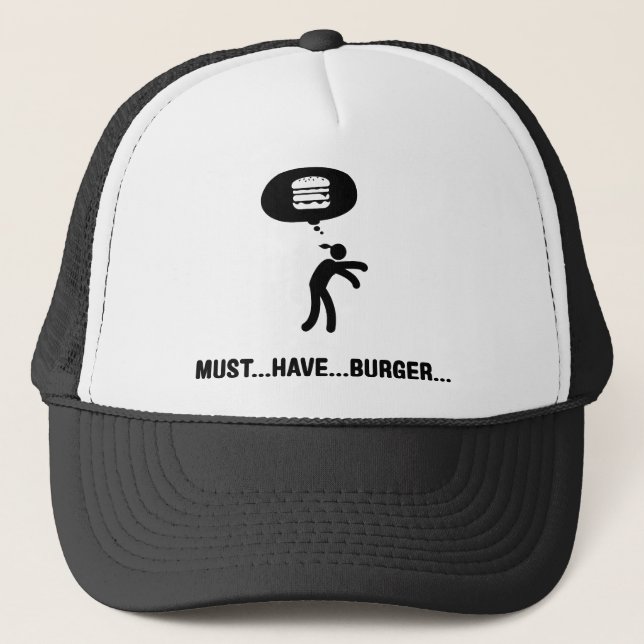 Casquette Amant d'hamburger (Devant)