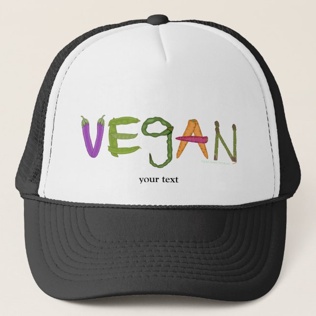 Casquette Amants végétaliens de légume de légume (Devant)