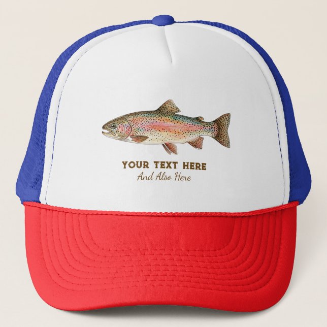 Casquette Amateur de pêche personnalisé - Conception de pêch (Devant)