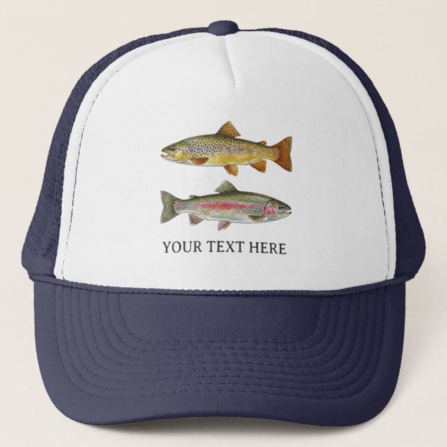 Casquette Amateur de pêche personnalisé - Conception de pêch (Devant)