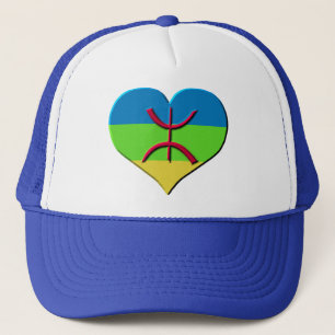 Casquette Amazigh de coeur, kabyle, berbere