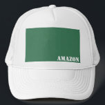 Casquette Amazone<br><div class="desc">Montrez vos couleurs avec fierté !  Amazone est une nuance du vert de jungle qui représente la plus grande forêt tropicale tropicale dans le monde</div>
