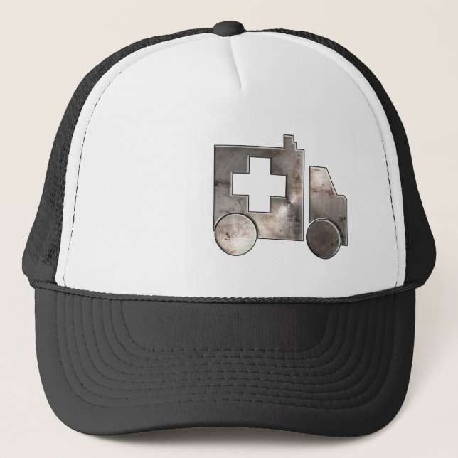 Casquette Ambulance rocailleuse (Devant)