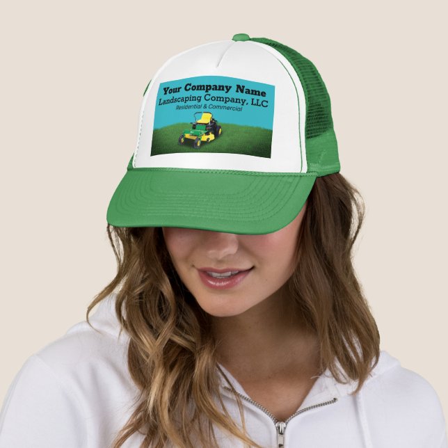 Casquette Aménagement de la pelouse Entretien de l'herbe cou (En situation)