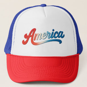 Casquette America Retro Gradient - Patriotique USA Style Dra