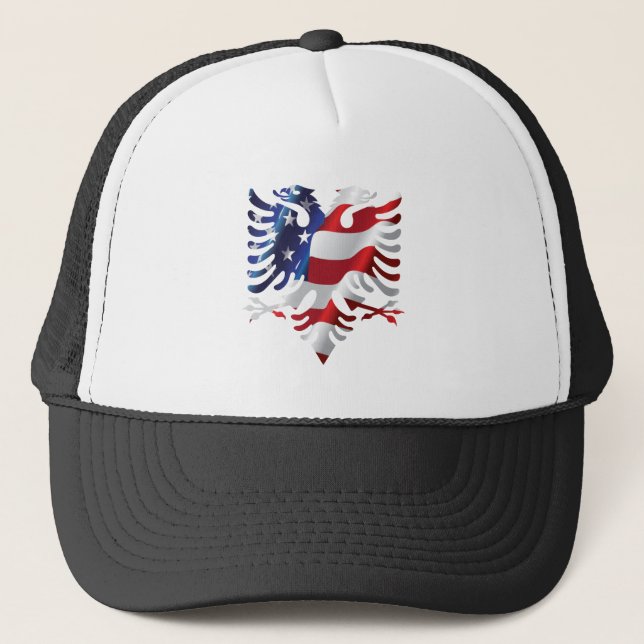 Casquette Américain albanais Eagle (Devant)