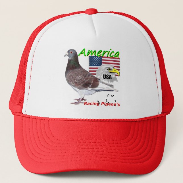 Casquette Américain de pigeon d'emballage des Etats-Unis (Devant)