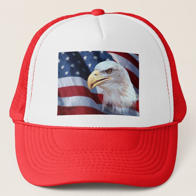 Casquette Américain Eagle (Devant)