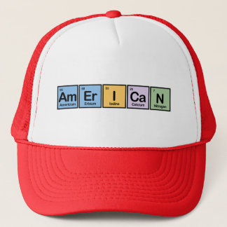 Casquette Américain fait d'éléments