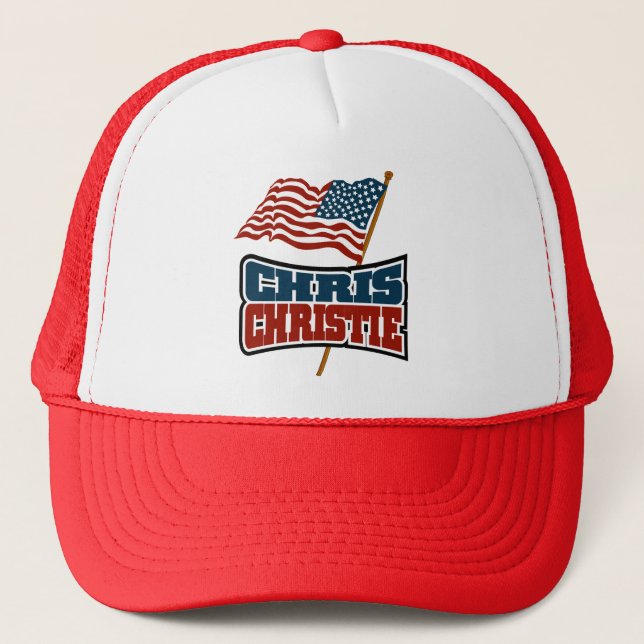 Casquette Américain fier de Chris Christie (Devant)