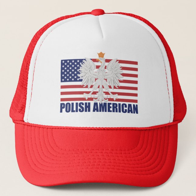 Casquette américain polonais (Devant)