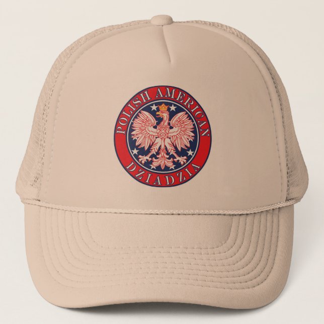 Casquette Américain polonais Dziadzia (Devant)