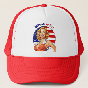Casquette American Retro Pin-up Girl Art