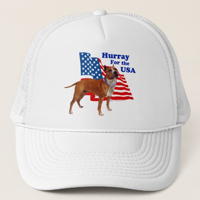 Casquette American Staffordshire Terrier USA (Devant)