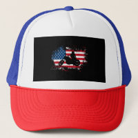 American US Flag Motorcycle Funny Sport Lover