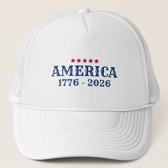 Casquette Amérique 1776-2026 (Devant)