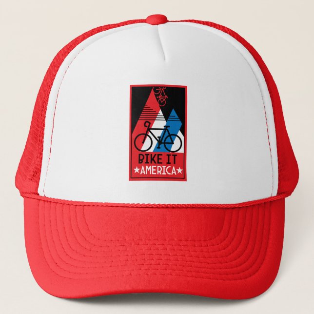Casquette Amérique cycliste (Devant)
