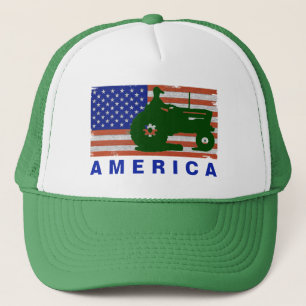 Casquette AMÉRIQUE - DRAPEAU DE Tracteur