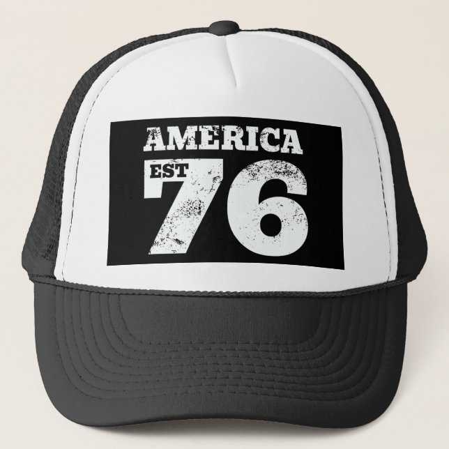 Casquette Amérique Est 1776 Patriotique (Devant)