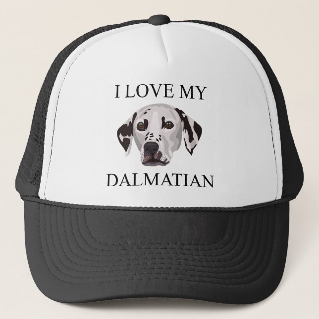 Casquette Amour dalmatien ! (Devant)