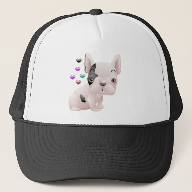Casquette Amour de bouledogue français (Devant)