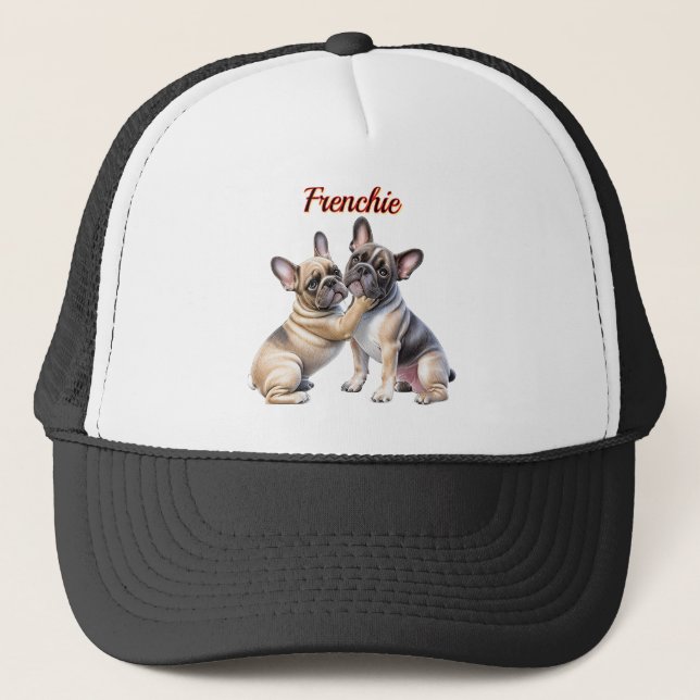 Casquette Amour de Bouledogue français  (Devant)