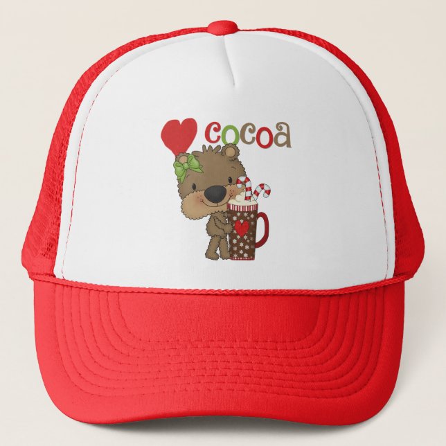 Casquette Amour de cacao d'ours de fille (Devant)