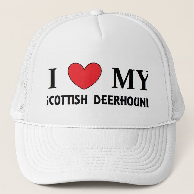 Casquette amour de deerhound écossais (Devant)