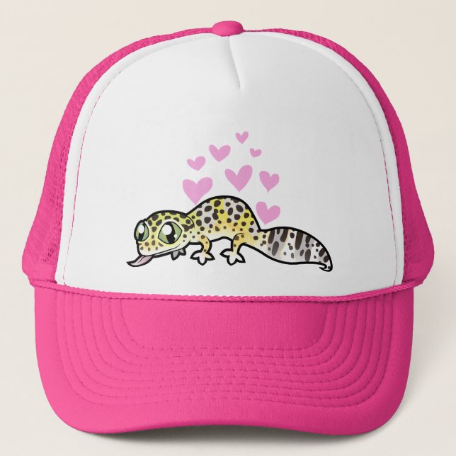 Casquette Amour de Gecko de léopard (Devant)