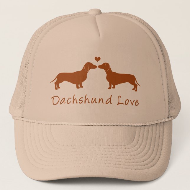 Casquette Amour de teckel ! (Devant)