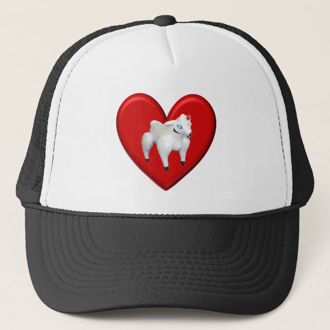 Casquette Amour gonflable de moutons (Devant)