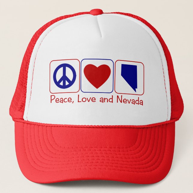 Casquette Amour Nevada de paix (Devant)