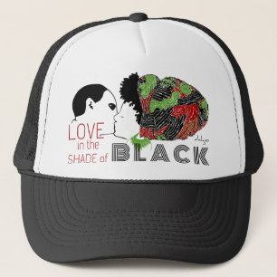 Casquette AMOUR NOIR en VERT & ROUGE