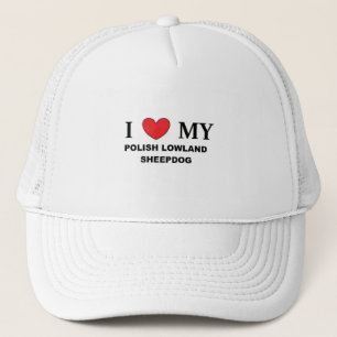 Casquette amour pour chien de berger des plaines polonaises
