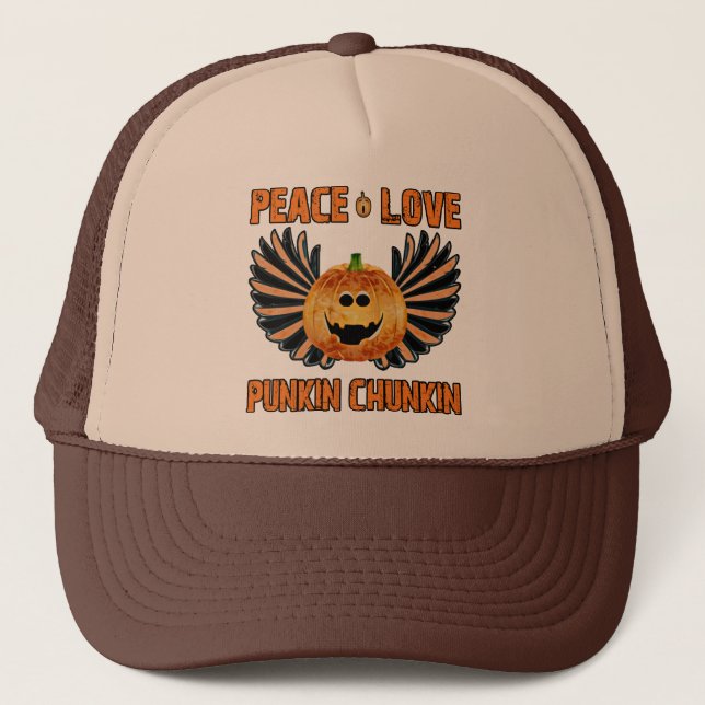Casquette Amour Punkin Chunkin de paix (Devant)