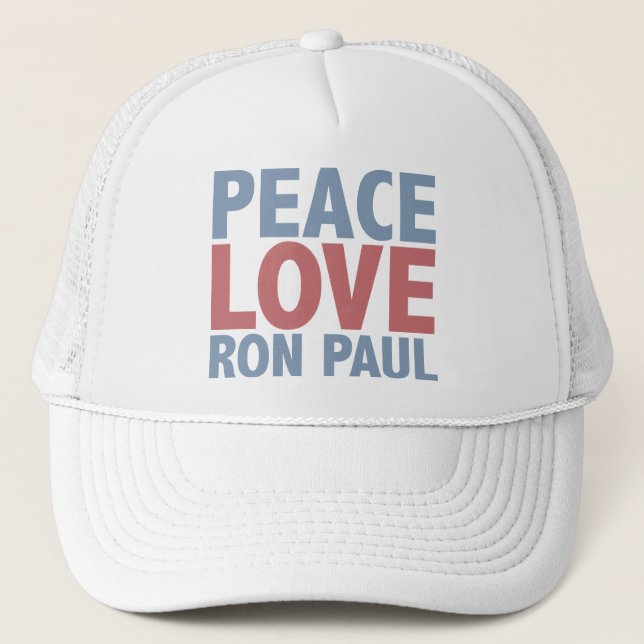 Casquette Amour Ron Paul de paix (Devant)