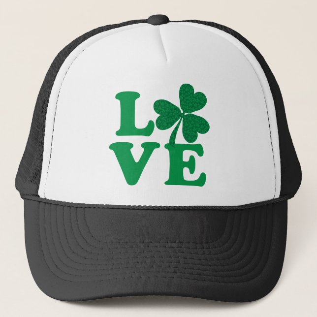 Casquette AMOUR shamrock (Devant)