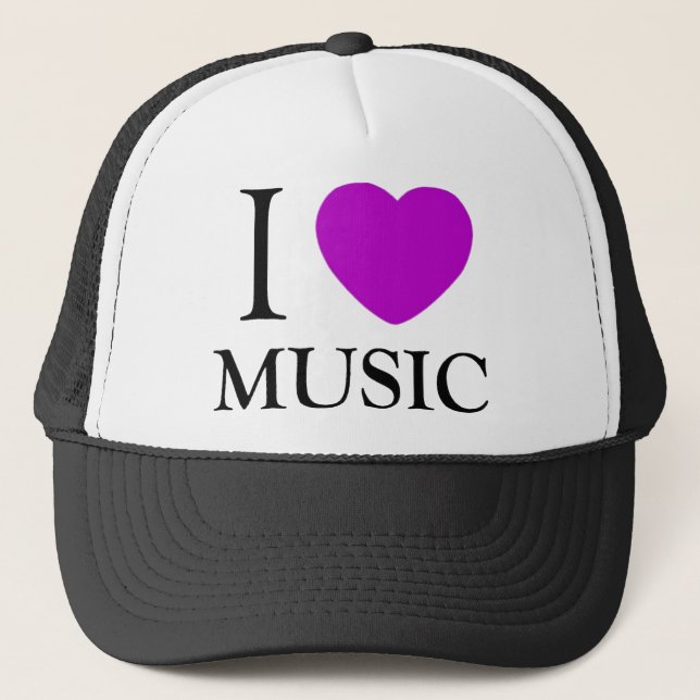 Casquette Amoureux de la musique (Devant)