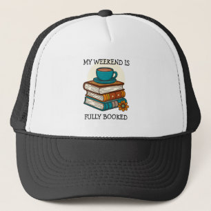 Casquette Amoureux de livres weekend complètement réservé