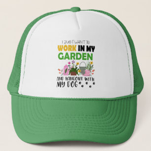 Casquette Amoureux des chiens Gardener Garden Animaux Plante