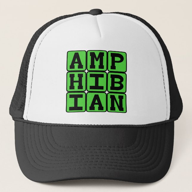 Casquette Amphibien, animal à sang froid (Devant)