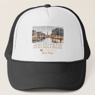Casquette Amsterdam Pays-Bas Holland souvenir vintage