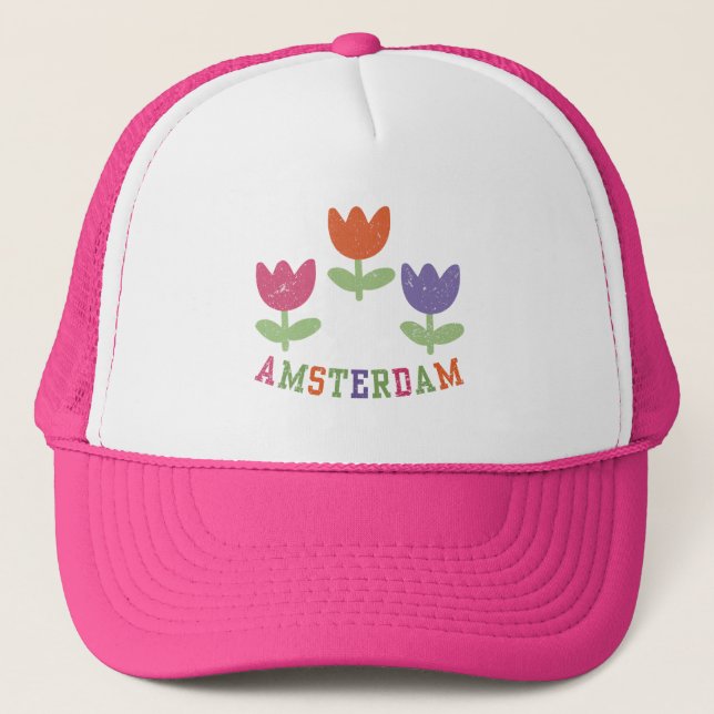Casquette Amsterdam Tulips (Devant)