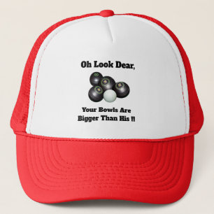 Casquette Amusant Big Pelouse Bowls,